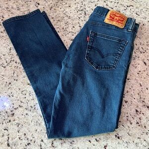 Levi's Blue Straight Jeans Classic Denim 511 Style